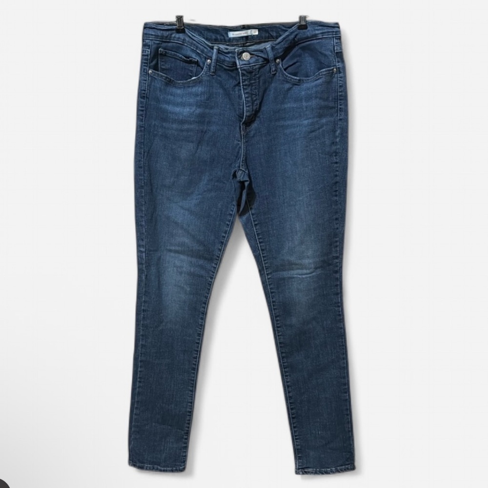 Levi's Women's 311 Skinny Jeans - Dark Blue size 33 - Picture 2 of 7